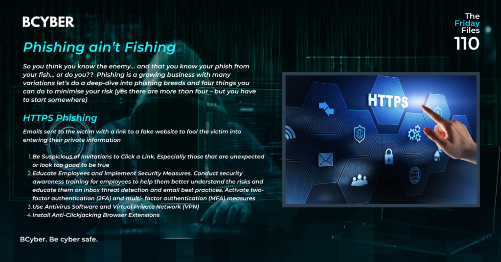 Phishing ain’t Fishing