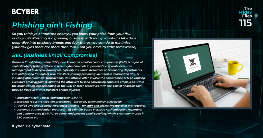 Phishing ain’t Fishing