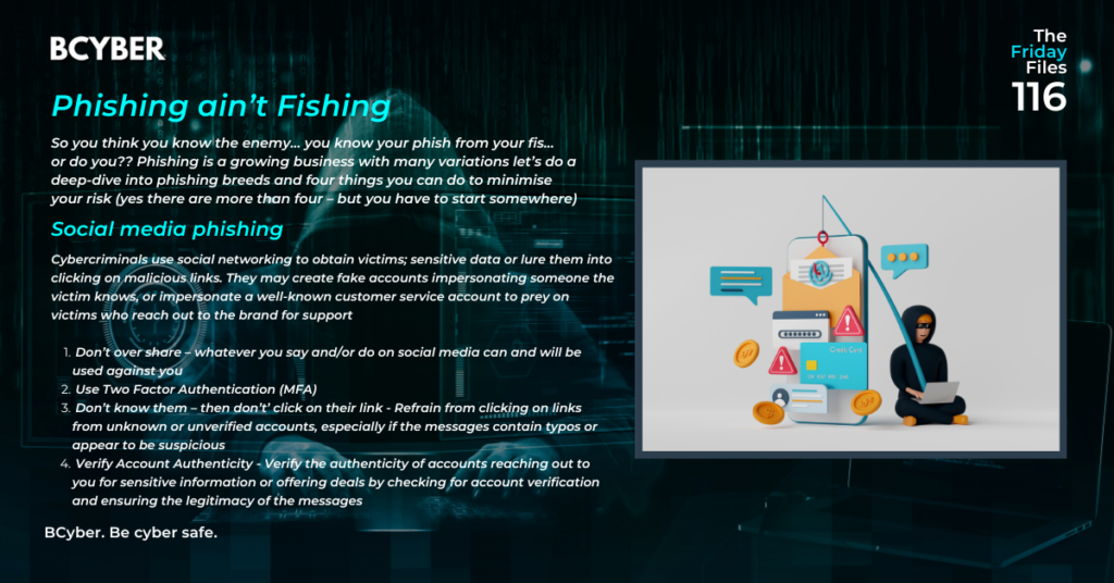 Phishing ain’t Fishing