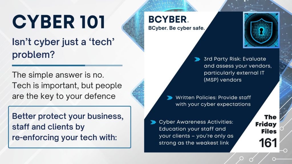 Why Cybersecurity Is More Than Just Tech
