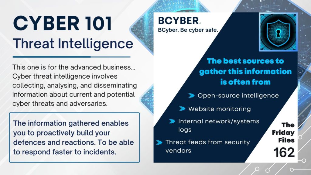Using Threat Intelligence to Stay Ahead of Cyber Attacks