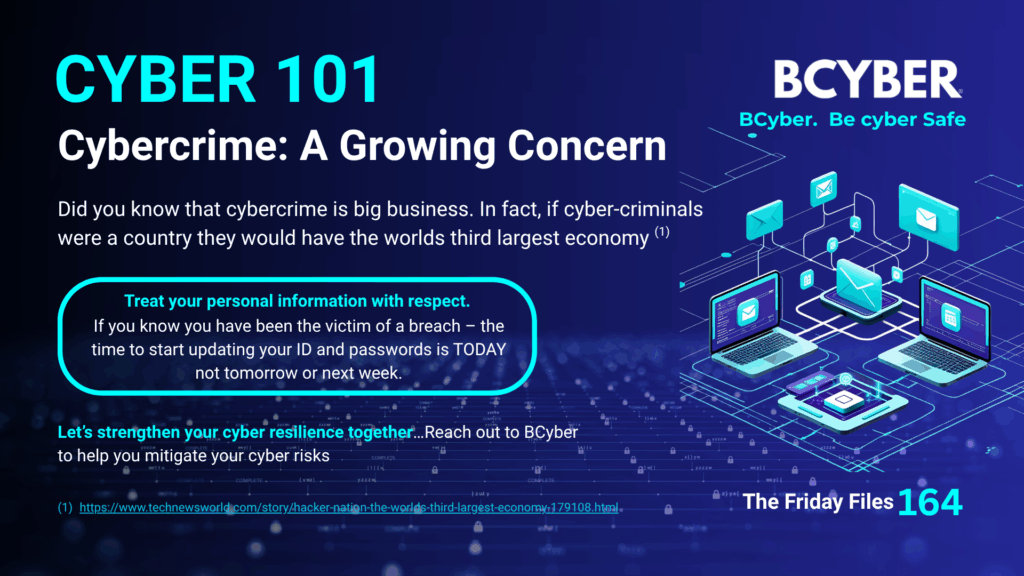 Cybercrime is one of the largest global threats; protect personal data today.