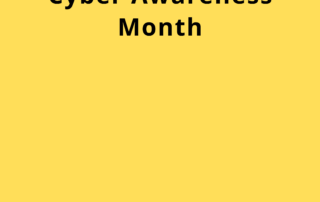 BCyber visual with headline “Still Embracing Cyber Awareness Month” highlighting cybersecurity culture and resilience.